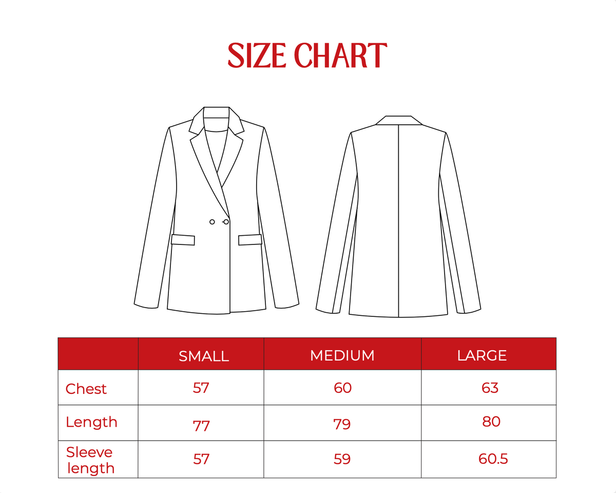 Product size guide