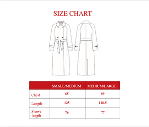 Oversized Light Trench in Beige