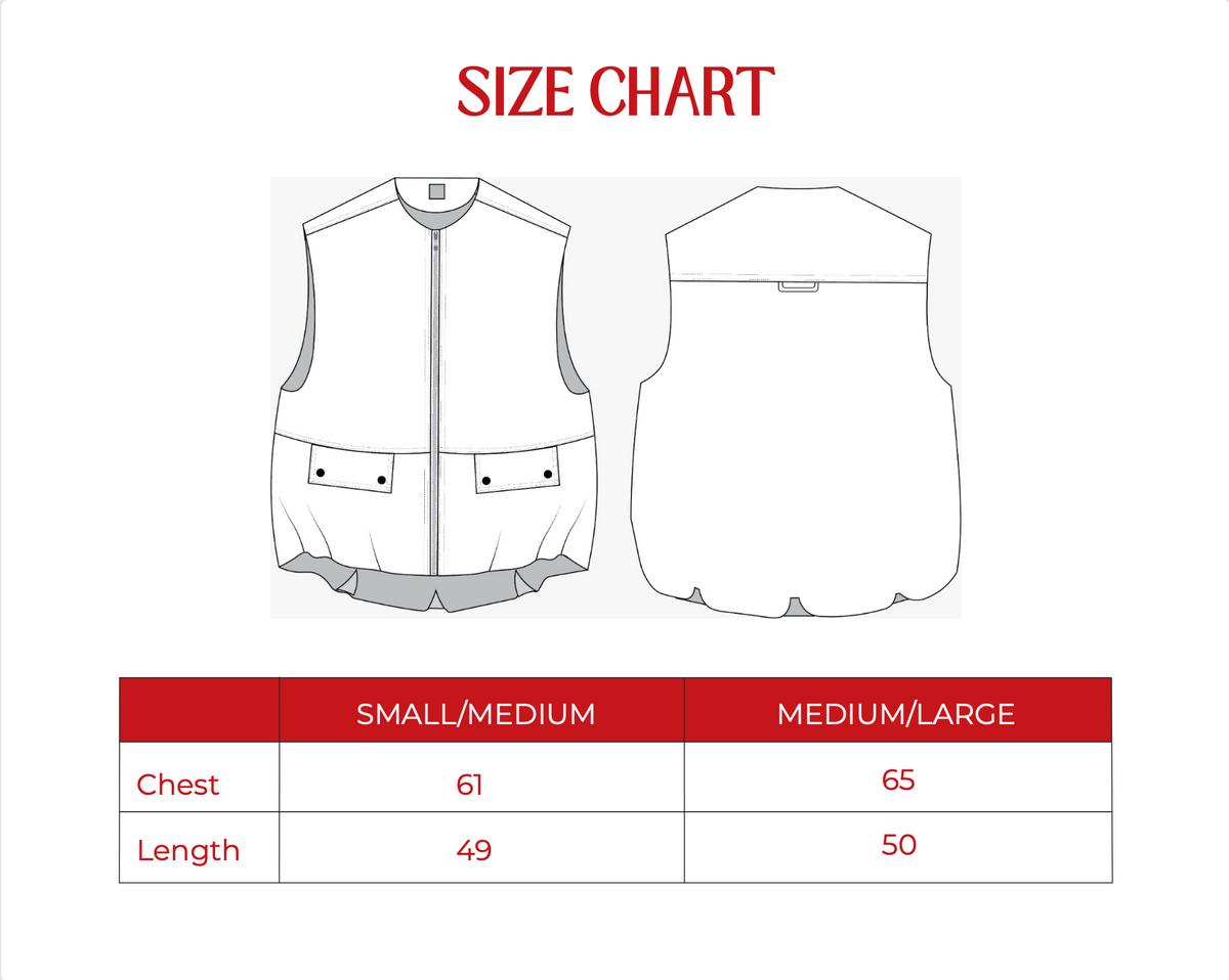 Product size guide
