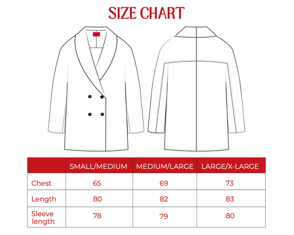 Double Breasted Cardigan in Dark Grey