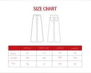 Drawstring Denim Pants