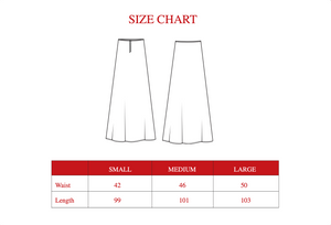 Linen Mermaid Skirt in Olive