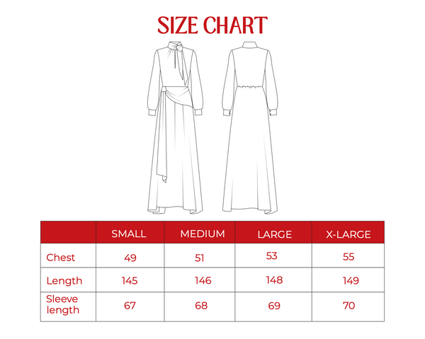 Chiffon Dress in Black