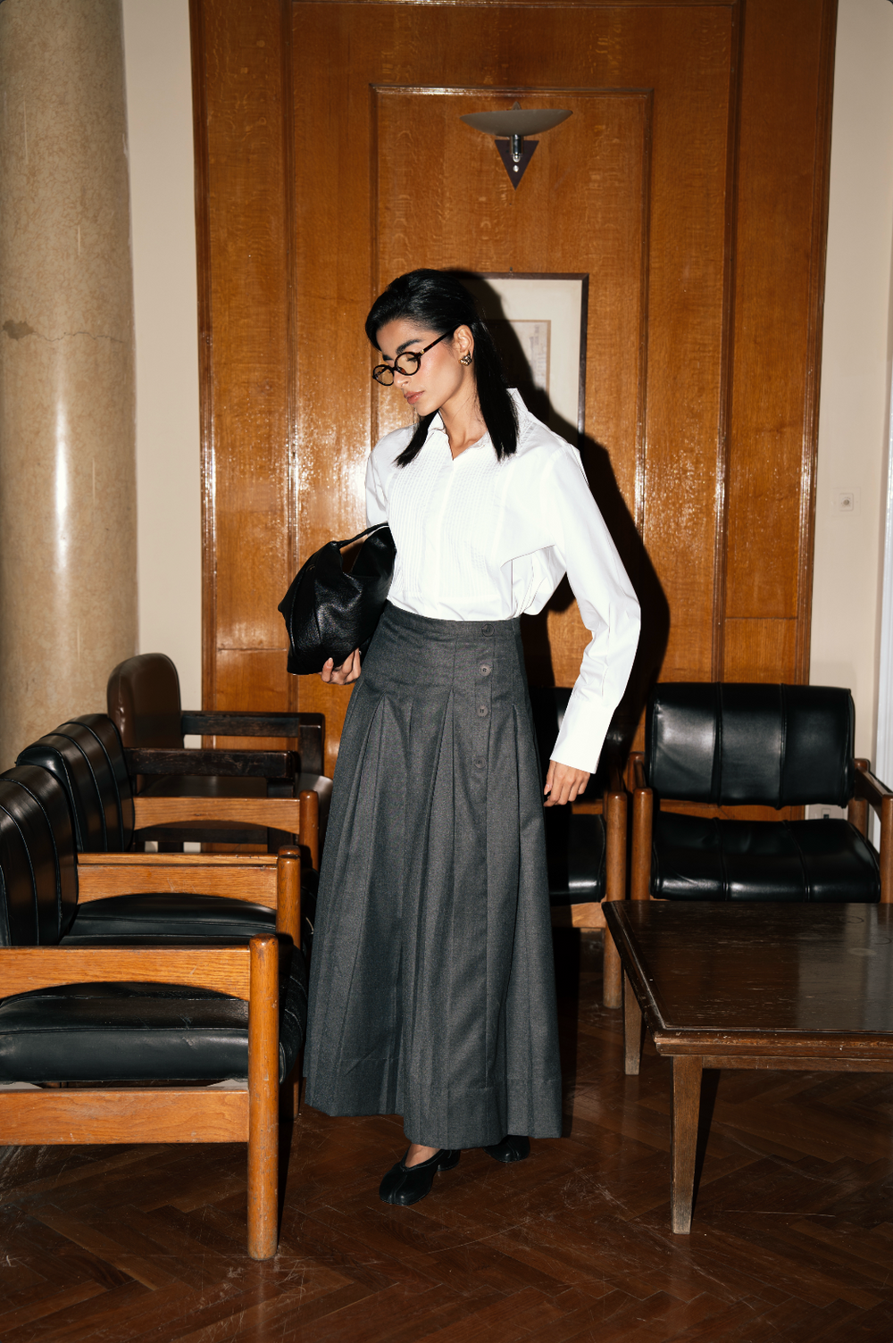 Piano Pleats Shirt