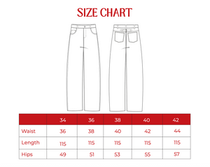 Denim Pants in Dark Blue