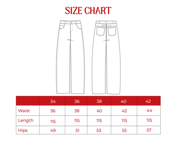 Denim Pants in Light Blue