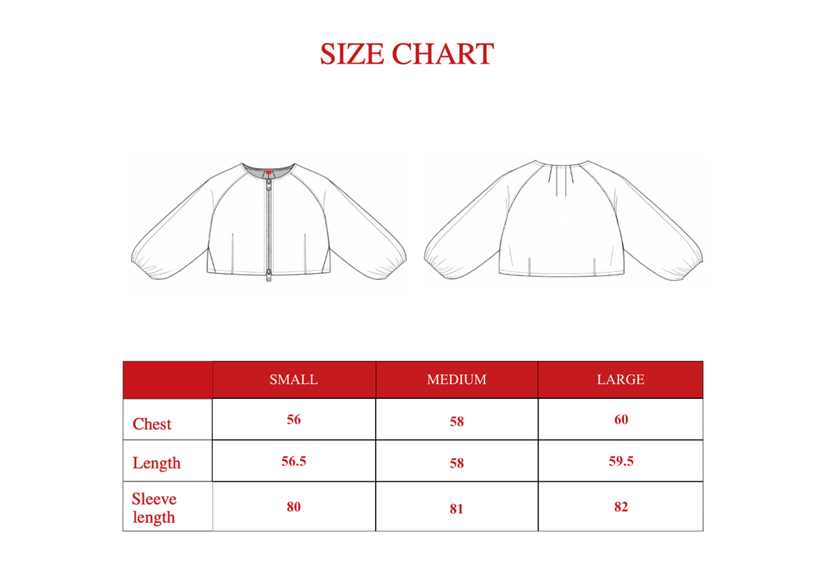 Product size guide