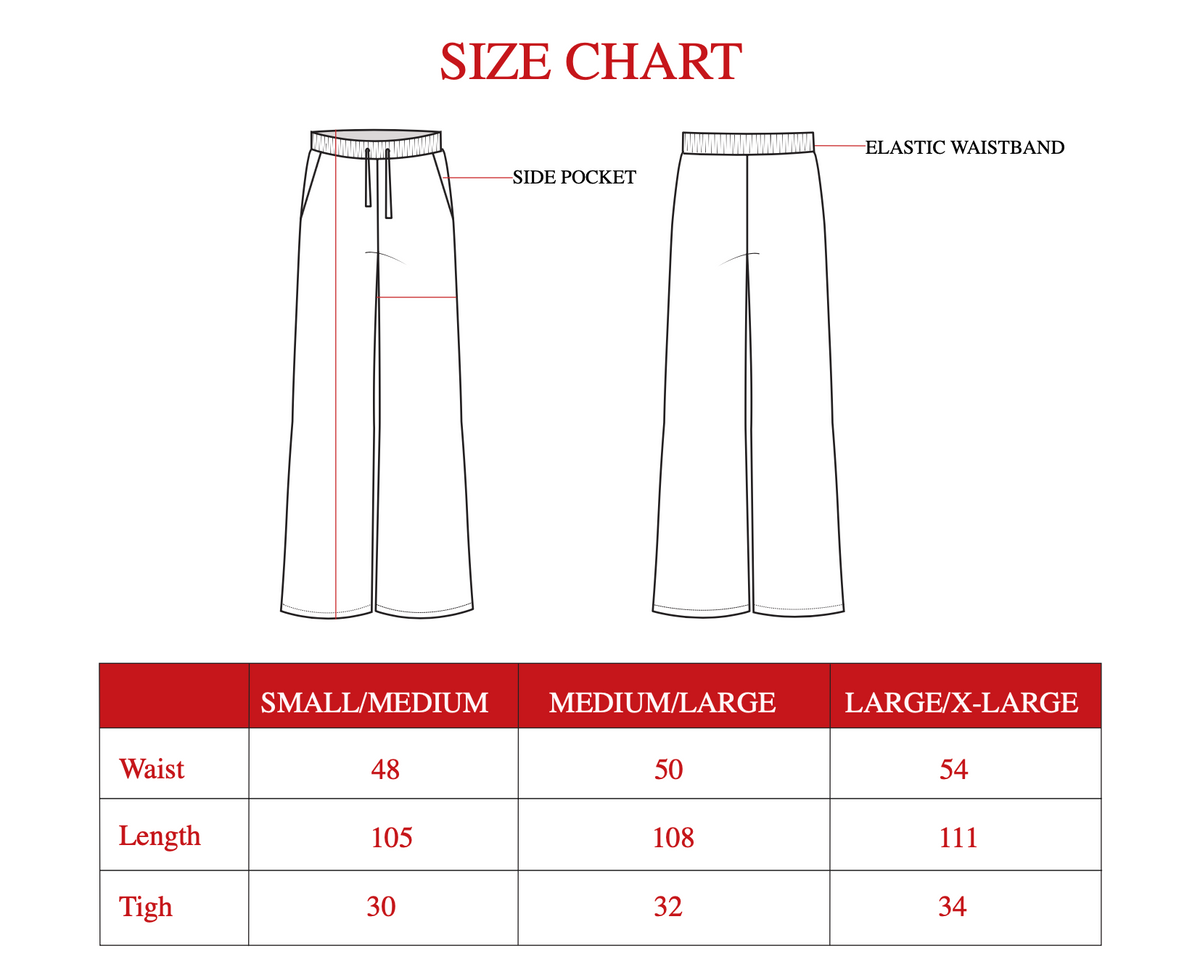 Product size guide