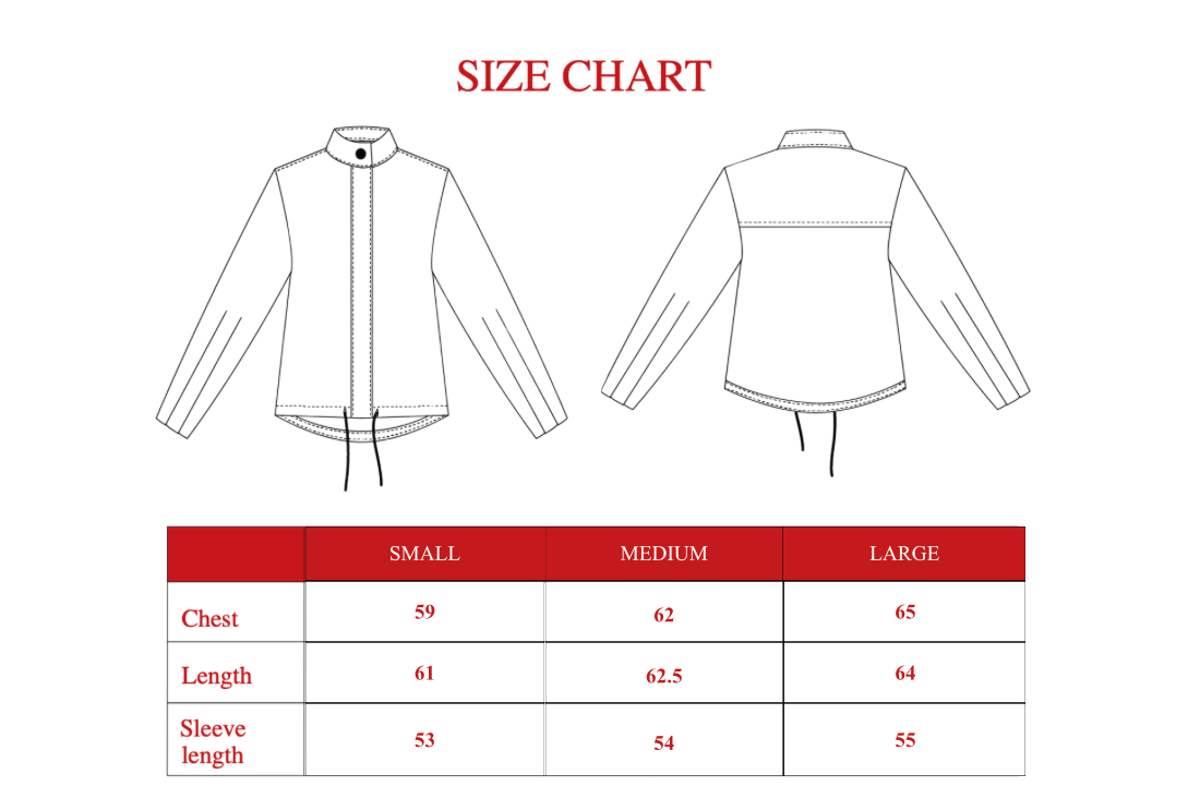 Product size guide