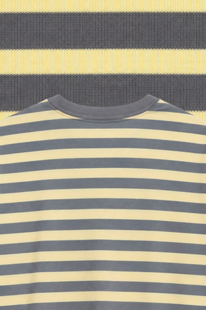 Striped Long Sleeve in Grey