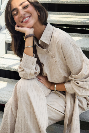 Shifted Set in Beige