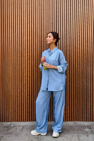 True Blue Pants in Light Blue