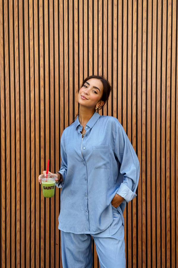 True Blue Shirt in Light Blue