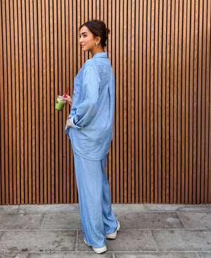 True Blue Shirt in Light Blue
