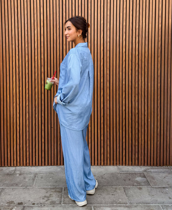 True Blue Shirt in Light Blue